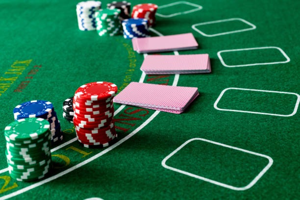 Live dealer Free Bet Blackjack table at x500 with card dealt and betting layout
